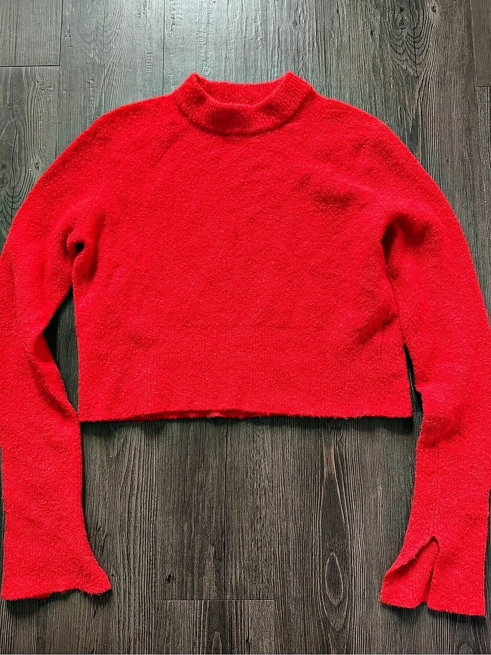 COS Red Turtleneck Sweater